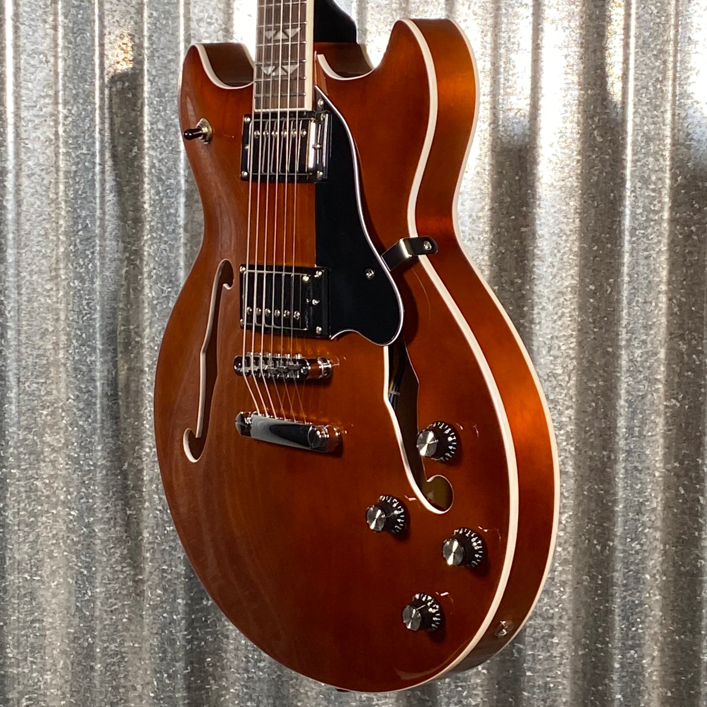 Westcreek Guitars 333 Semi Hollow Body Double Cutaway Amber Brown #0164 Used