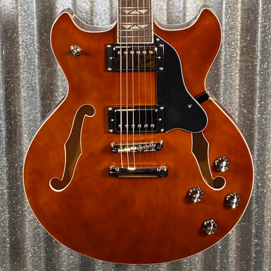 Westcreek Guitars 333 Semi Hollow Body Double Cutaway Amber Brown #0164 Used