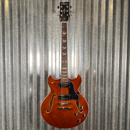 Westcreek Guitars 333 Semi Hollow Body Double Cutaway Amber Brown #0164 Used