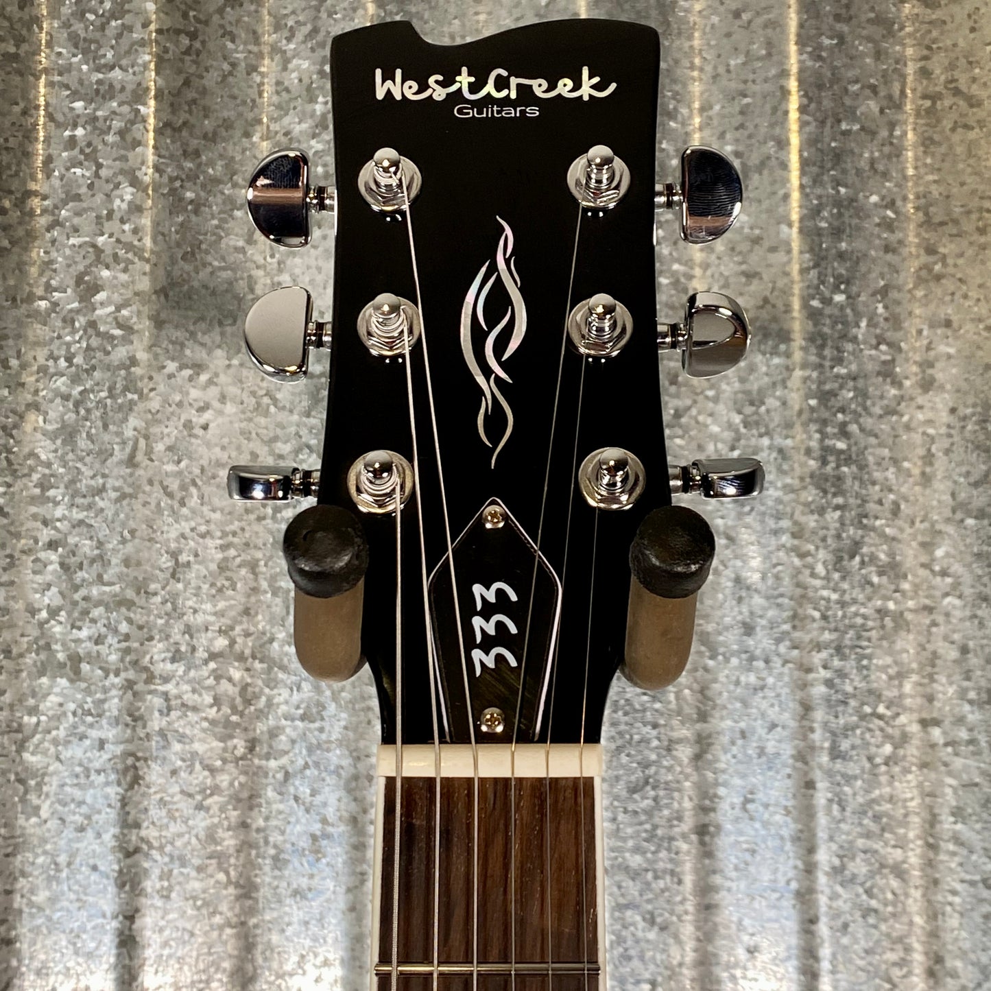 Westcreek Guitars 333 Semi Hollow Body Double Cutaway Amber Brown #0164 Used