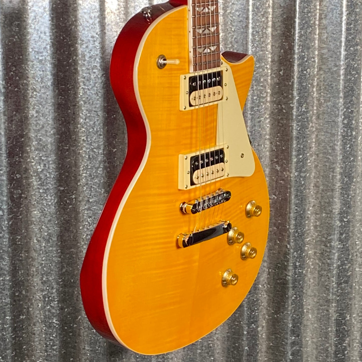 Westcreek Guitars Underdog LP Lemonburst Guitar #0046 Used
