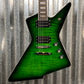 Westcreek Guitars Revenge Explorer Style Transparent Green #0169 Used