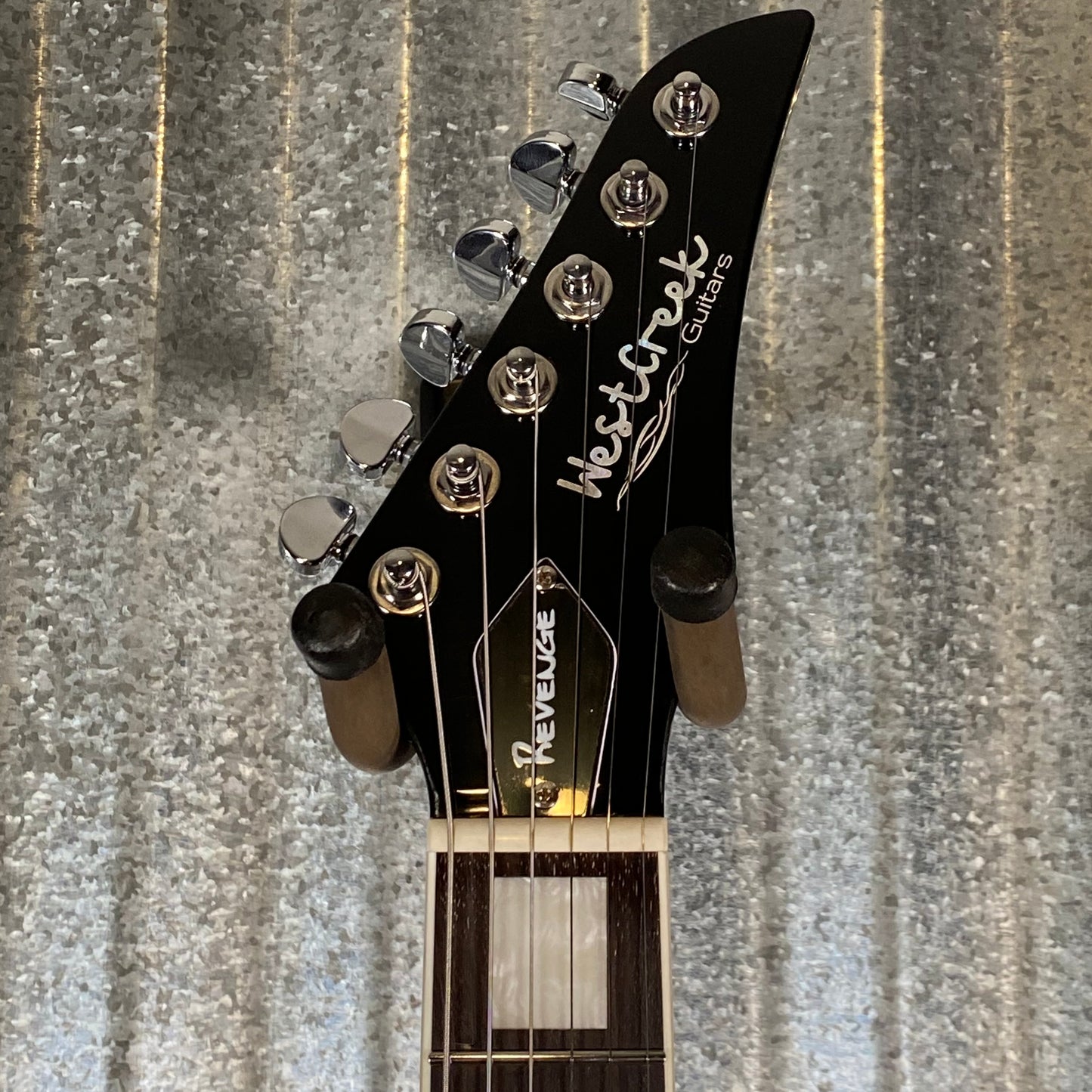 Westcreek Guitars Revenge Explorer Style Transparent Green #0012 Used
