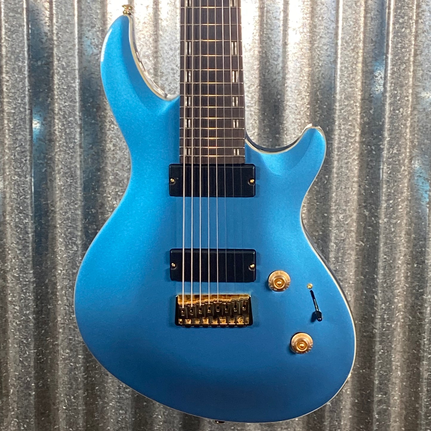 ESP LTD JR-208 Javier Reyes 8 String Pelham Blue Baritone Guitar LJR208PB #0605 Used