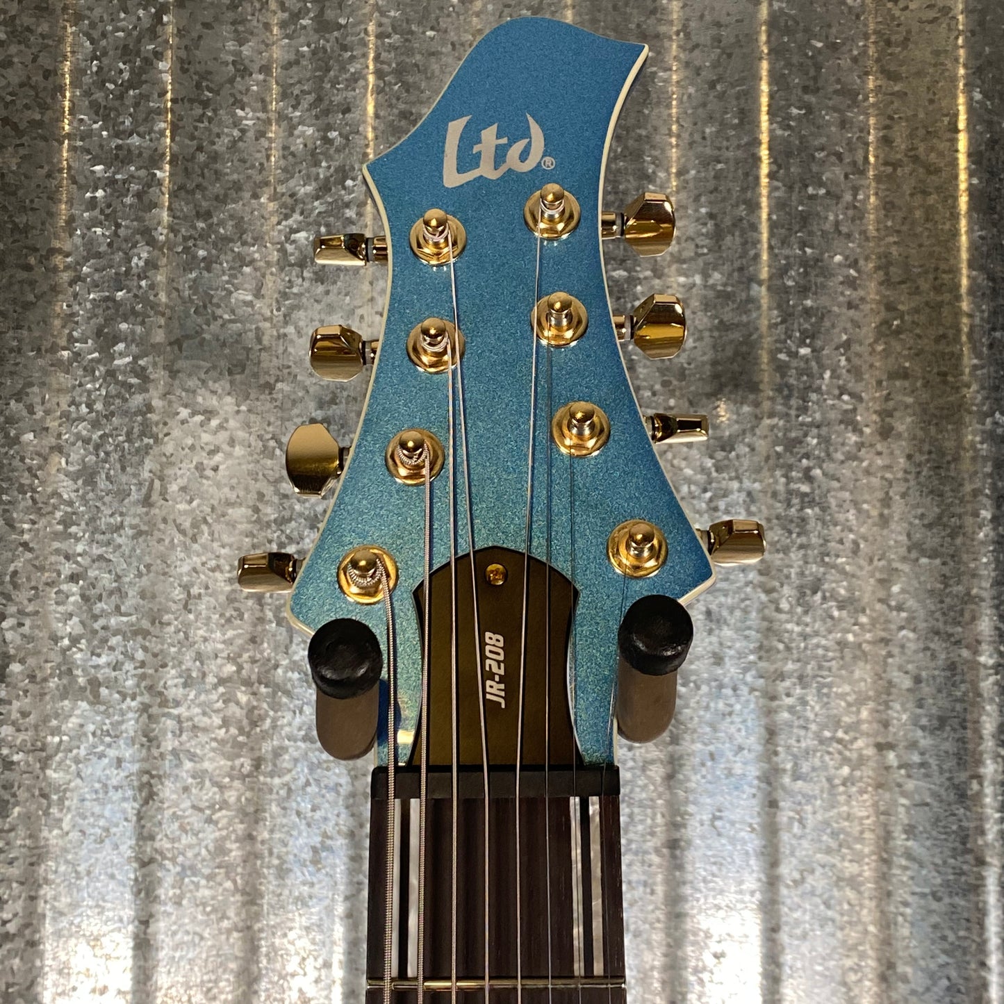 ESP LTD JR-208 Javier Reyes 8 String Pelham Blue Baritone Guitar LJR208PB #0605 Used