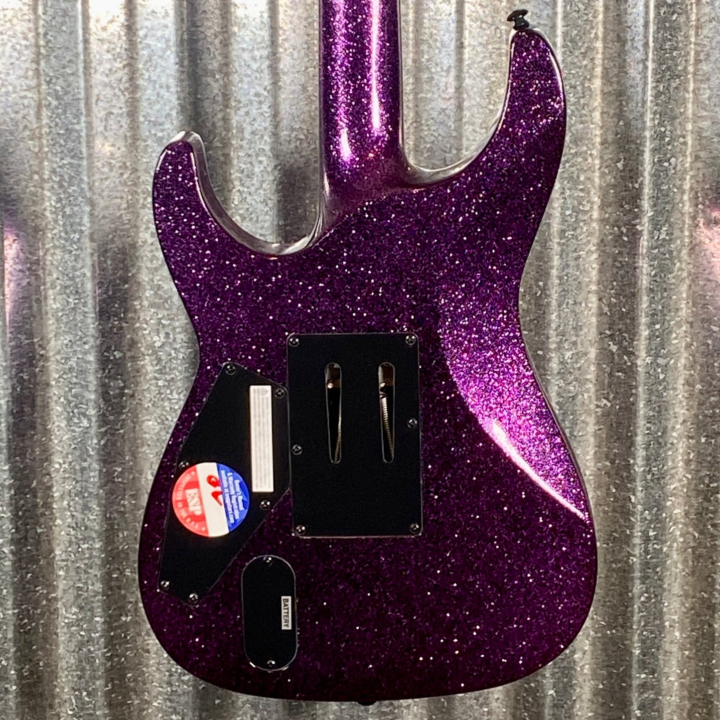ESP LTD KH-602 Kirk Hammett Purple Sparkle EMG Guitar & Case KH602PSP #0942 Used