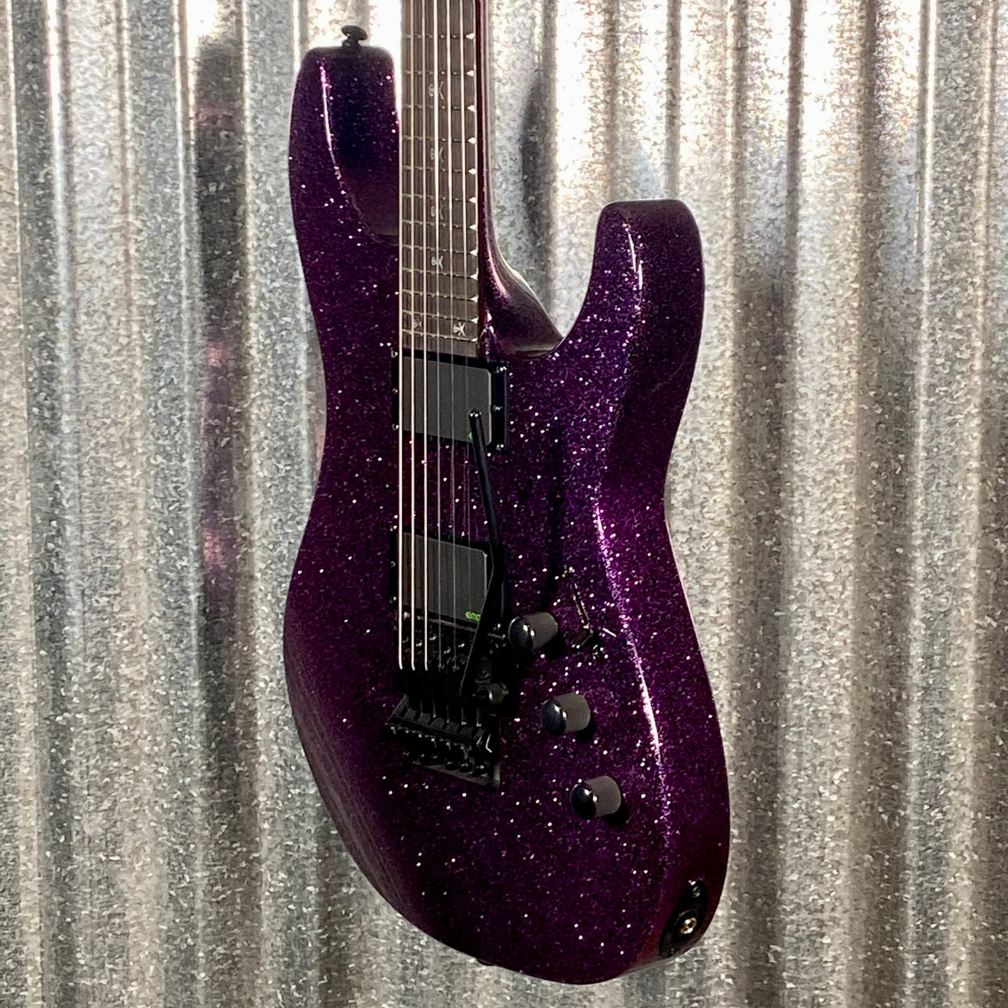 ESP LTD KH-602 Kirk Hammett Purple Sparkle EMG Guitar & Case KH602PSP #0942 Used