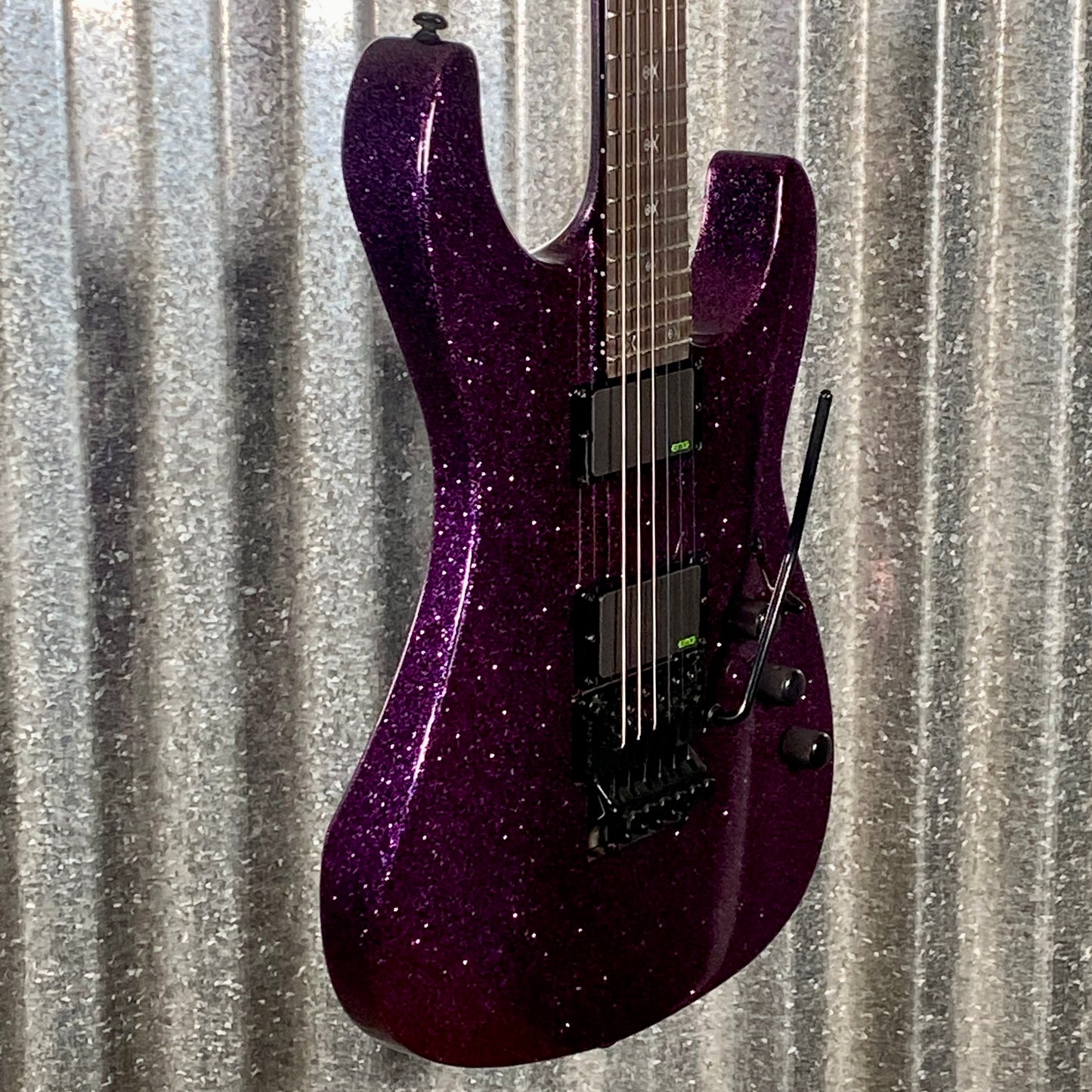 ESP LTD KH-602 Kirk Hammett Purple Sparkle EMG Guitar & Case KH602PSP #0942 Used