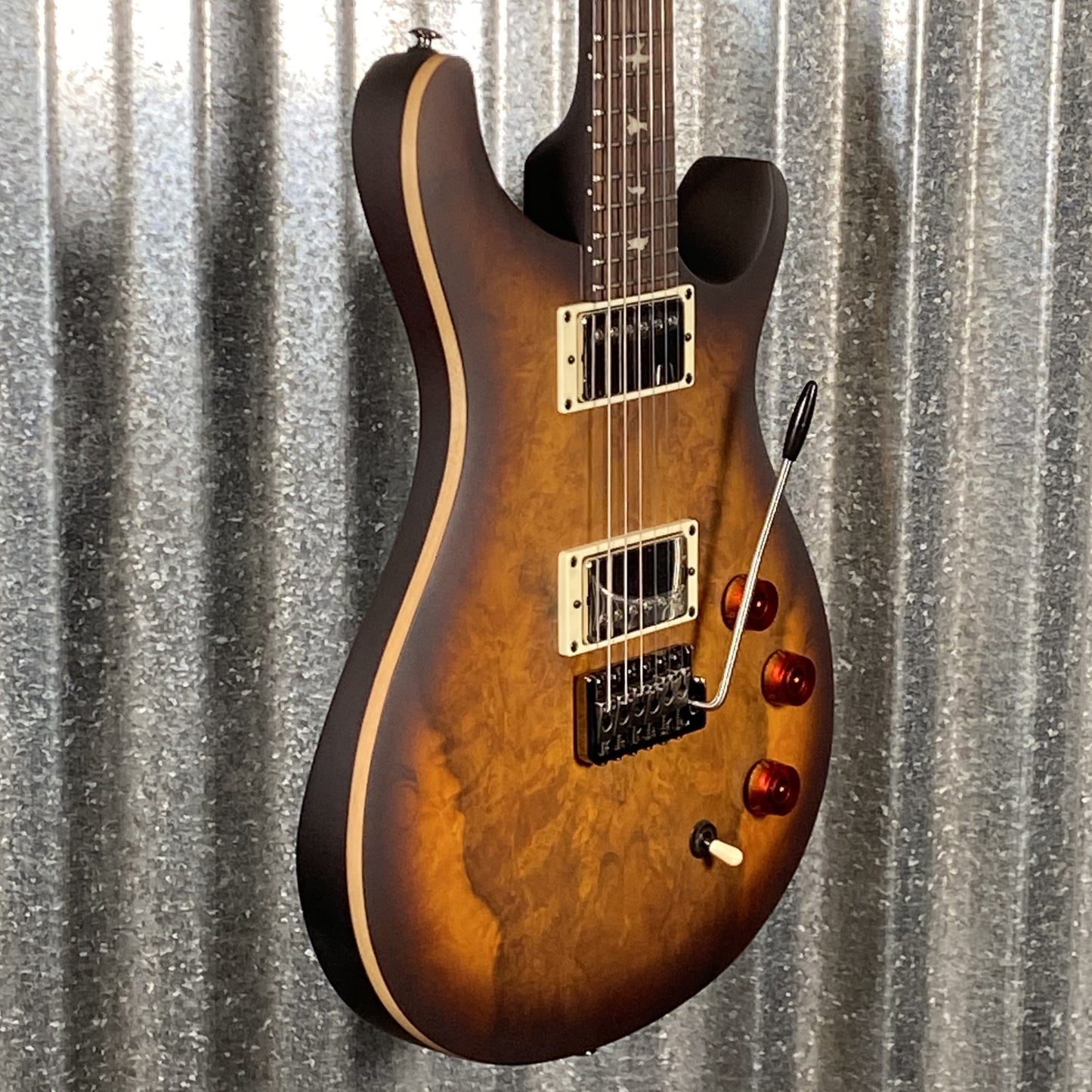 PRS Paul Reed Smith SE Exotic DGT Laurel Burl McCarty Tobacco Burst Guitar & Bag #2998 Used