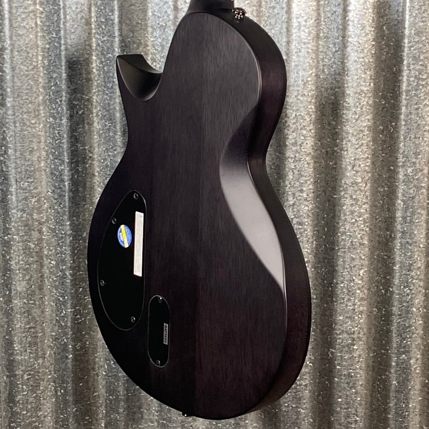 ESP LTD BB-600B Ben Burnley Baritone Quilt Top See Through Black Satin Guitar & Case #0403 Used