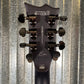 ESP LTD BB-600B Ben Burnley Baritone Quilt Top See Through Black Satin Guitar & Case #0403 Used