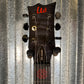 ESP LTD BB-600B Ben Burnley Baritone Quilt Top See Through Black Satin Guitar & Case #0403 Used