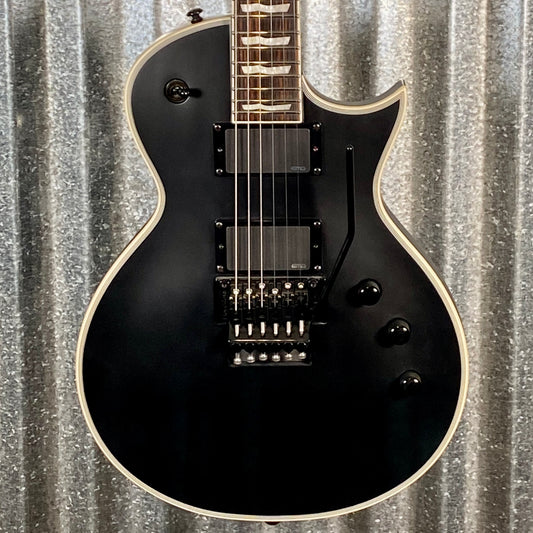 ESP LTD EC-1000FR Floyd Rose Black Satin Guitar LEC1000FRBLK #0323 Used