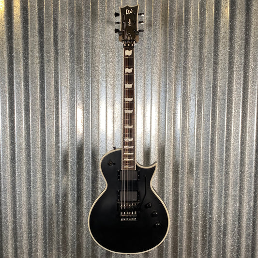 ESP LTD EC-1000FR Floyd Rose Black Satin Guitar LEC1000FRBLK #0323 Used