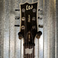 ESP LTD EC-1000 Evertune Bold Binding Black Satin Guitar LEC1000ETBBBLKS #0088 Used