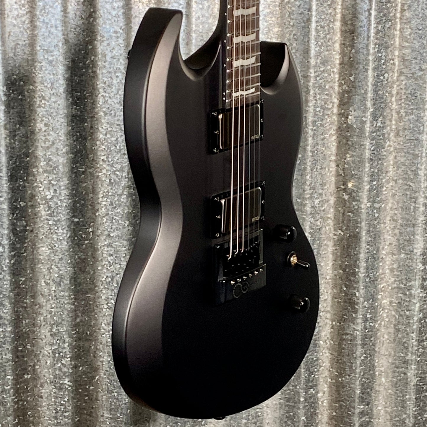 ESP LTD Viper-1000 Evertune Charcoal Metallic Satin EMG Guitar LVIPER1000ETCHMS #1531 Used