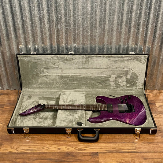 ESP LTD KH-602 Kirk Hammett Purple Sparkle EMG Guitar & Case KH602PSP #0329 Used