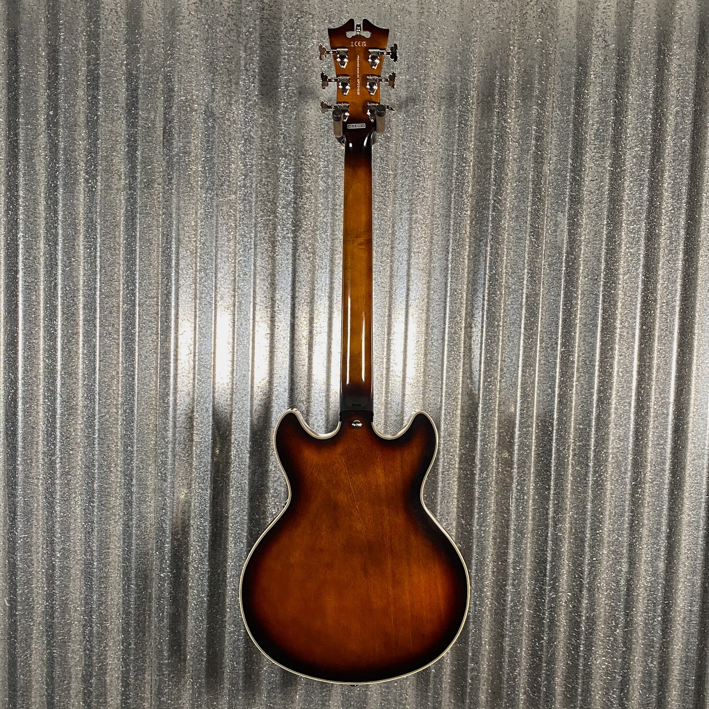D'Angelico Premier Mini DC Brown Burst Guitar & Bag #1635 Used