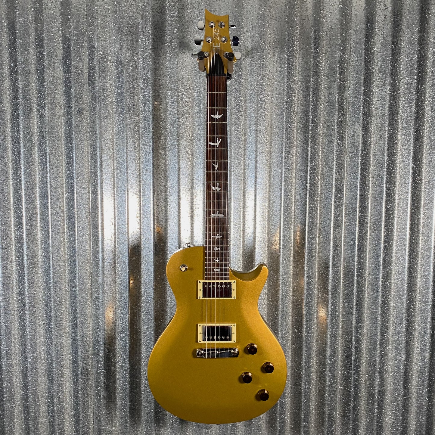 PRS Paul Reed Smith SE 254 Gold Top Metallic Guitar & Bag Korea #9010 Used
