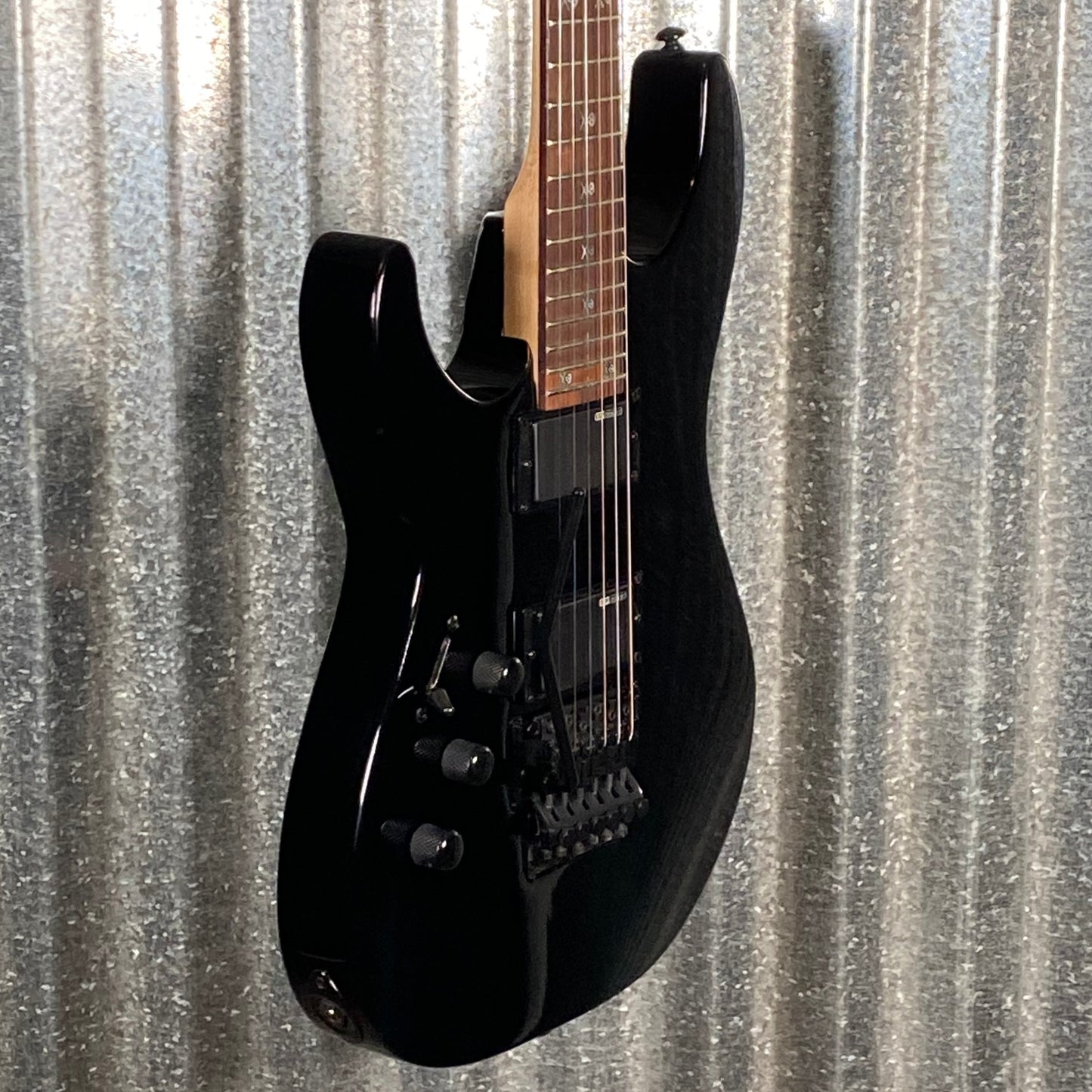 ESP LTD KH-202 Kirk Hammett Signature Gloss Black Left Hand  Guitar LKH202LH #0422 Used