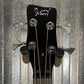 Glarry GW101 Short Scale 4 String Bass Yellow Satin & Bag #1111 Used