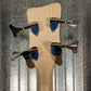 Glarry GW101 Short Scale 4 String Bass Yellow Satin & Bag #1111 Used