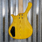 Glarry GW101 Short Scale 4 String Bass Yellow Satin & Bag #1111 Used