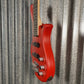 Glarry GW101 Short Scale 4 String Bass Red & Bag #3333 Used