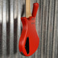 Glarry GW101 Short Scale 4 String Bass Red & Bag #3333 Used