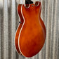 Westcreek Guitars 333 Semi Hollow Body Double Cutaway Amber Brown #0160 Used