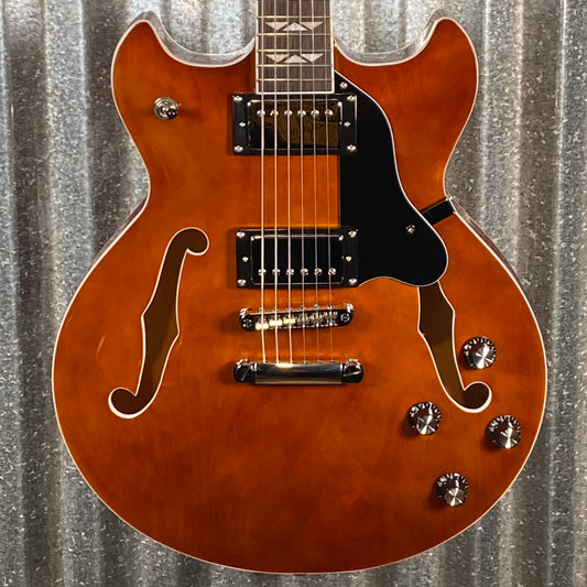 Westcreek Guitars 333 Semi Hollow Body Double Cutaway Amber Brown #0160 Used