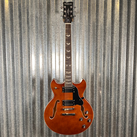 Westcreek Guitars 333 Semi Hollow Body Double Cutaway Amber Brown #0160 Used