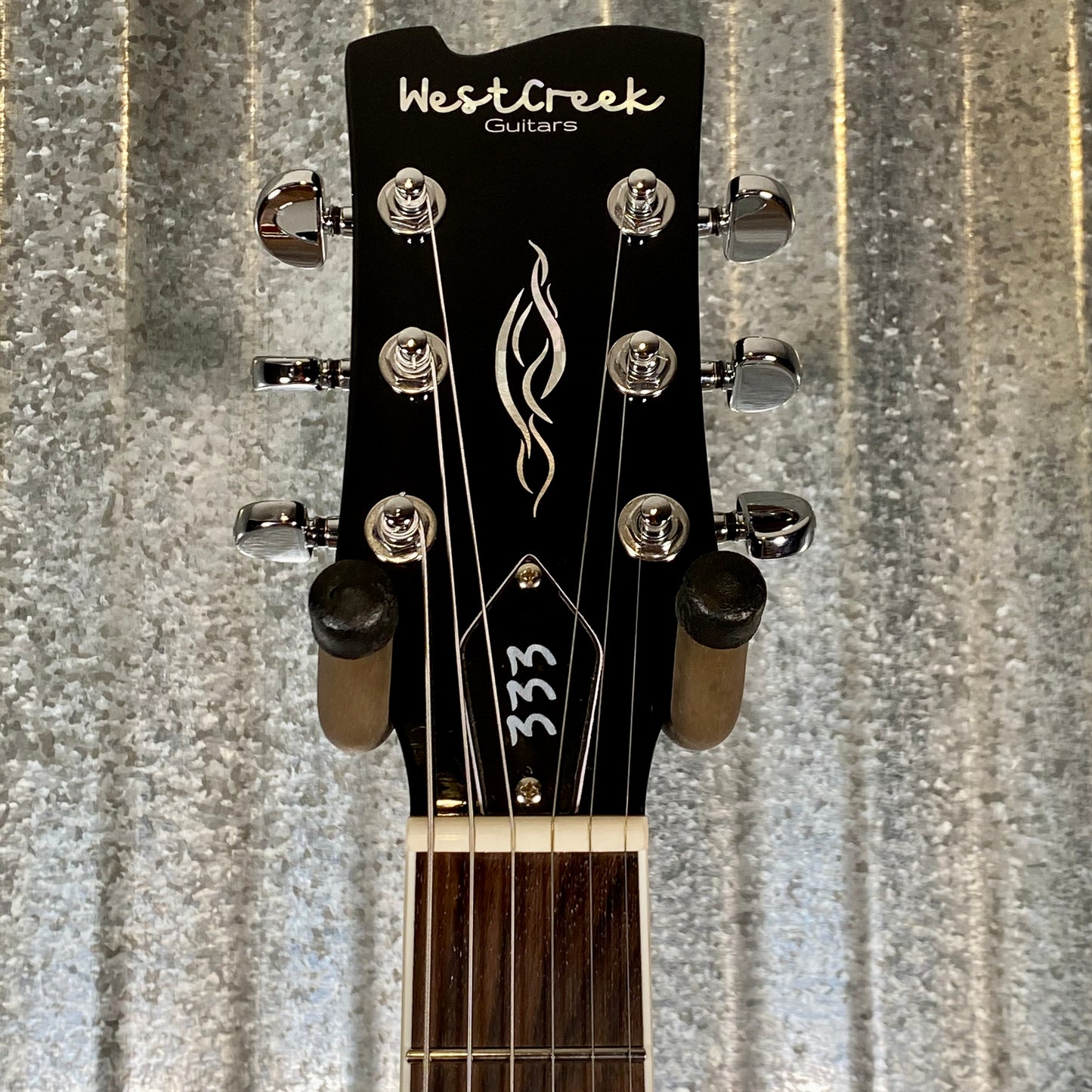 Westcreek Guitars 333 Semi Hollow Body Double Cutaway Amber Brown #0160 Used