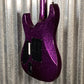 ESP LTD KH-602 Kirk Hammett Purple Sparkle EMG Guitar & Case KH602PSP #1341 Used