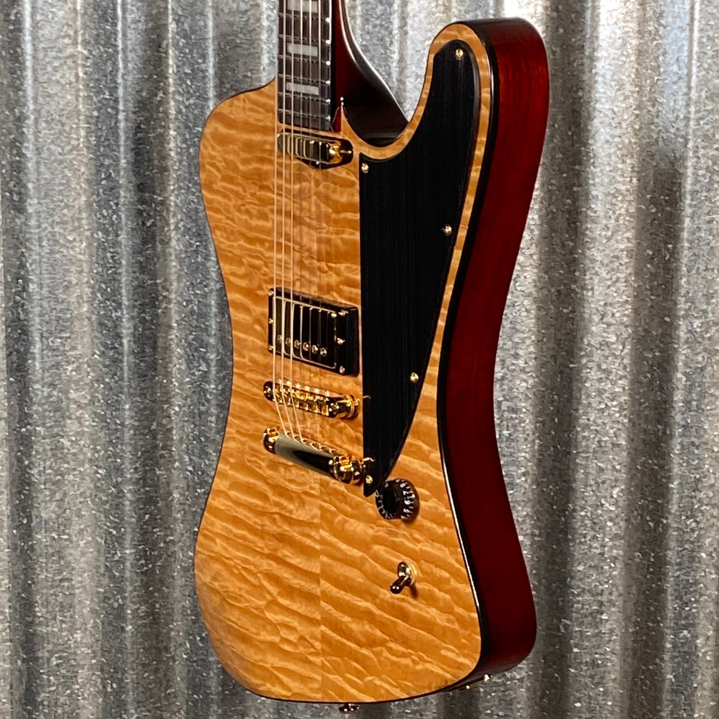 ESP LTD Caleb Shomo Phoenix Quilted Vintage Natural Seymour Duncan Guitar & Case LCSIIQMVN #2683 Used