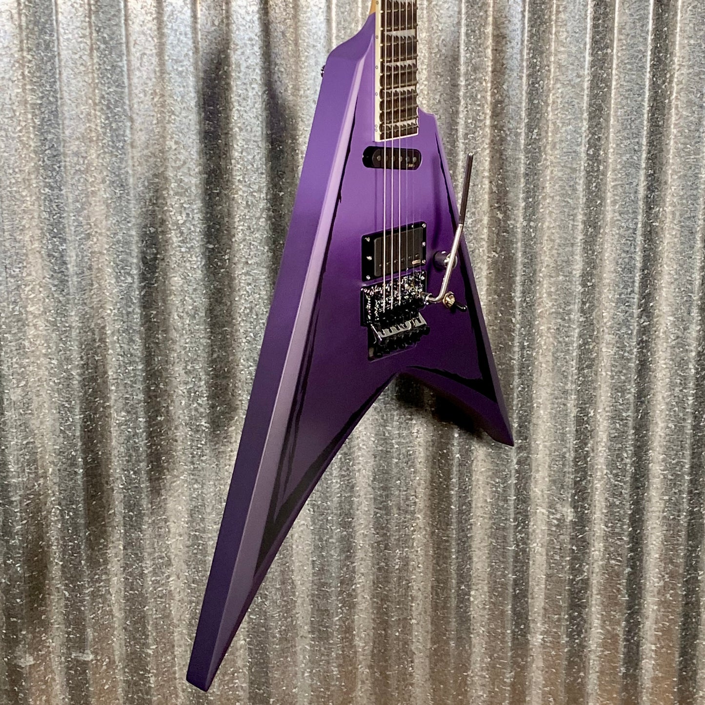 ESP LTD Alexi Laiho Ripped Sawtooth Arrow Purple Fade Satin Guitar & Case ALEXIRIPPED #2404 Used
