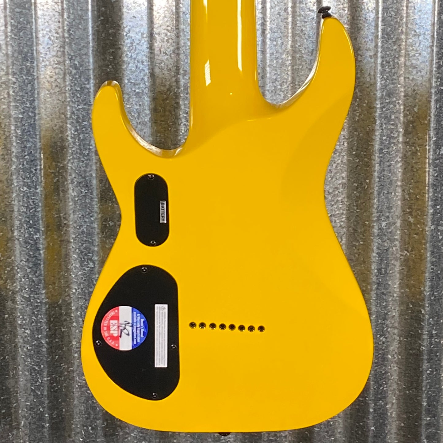 ESP LTD SC-608 Stephen Carpenter Yellow Fluence 8 String Baritone Guitar & Case LSC608BYELF1 #3004 Used