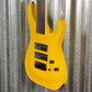ESP LTD SC-608 Stephen Carpenter Yellow Fluence 8 String Baritone Guitar & Case LSC608BYELF1 #3004 Used