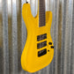 ESP LTD SC-608 Stephen Carpenter Yellow Fluence 8 String Baritone Guitar & Case LSC608BYELF1 #3004 Used