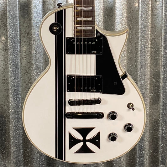 ESP LTD Iron Cross James Hetfield Snow White Guitar & Case LIRONCROSSSW # 0507 Used