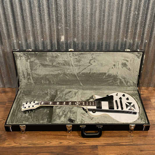 ESP LTD Iron Cross James Hetfield Snow White Guitar & Case LIRONCROSSSW # 0507 Used