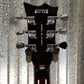 ESP LTD EC-256 Flame Dark Brown Sunburst Guitar LEC256FMDBSB #0402 Used