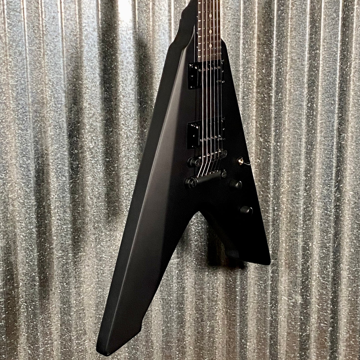 ESP LTD Vulture James Hetfield Black Satin EMG Guitar & Case #1064 Used