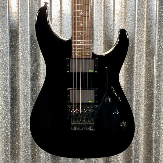 ESP LTD KH-602 Kirk Hammett EMG Black Guitar & Case LKH602 #0408 Used