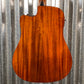LAG Guitars T118DCE-BRS Brown Shadow Dreadnought Cutaway Acoustic Electric Guitar #0123