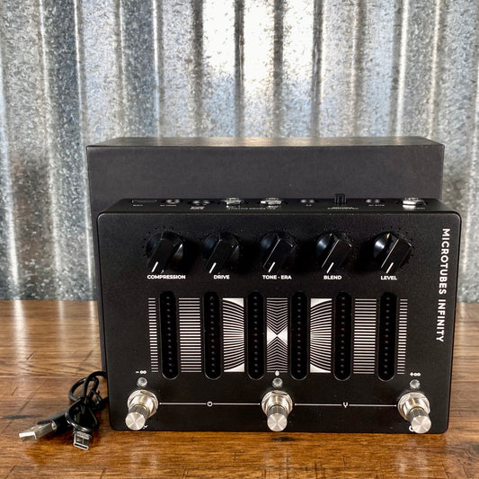 Darkglass Microtubes Infinity Distortion Compressor Bass Effect Pedal B Stock