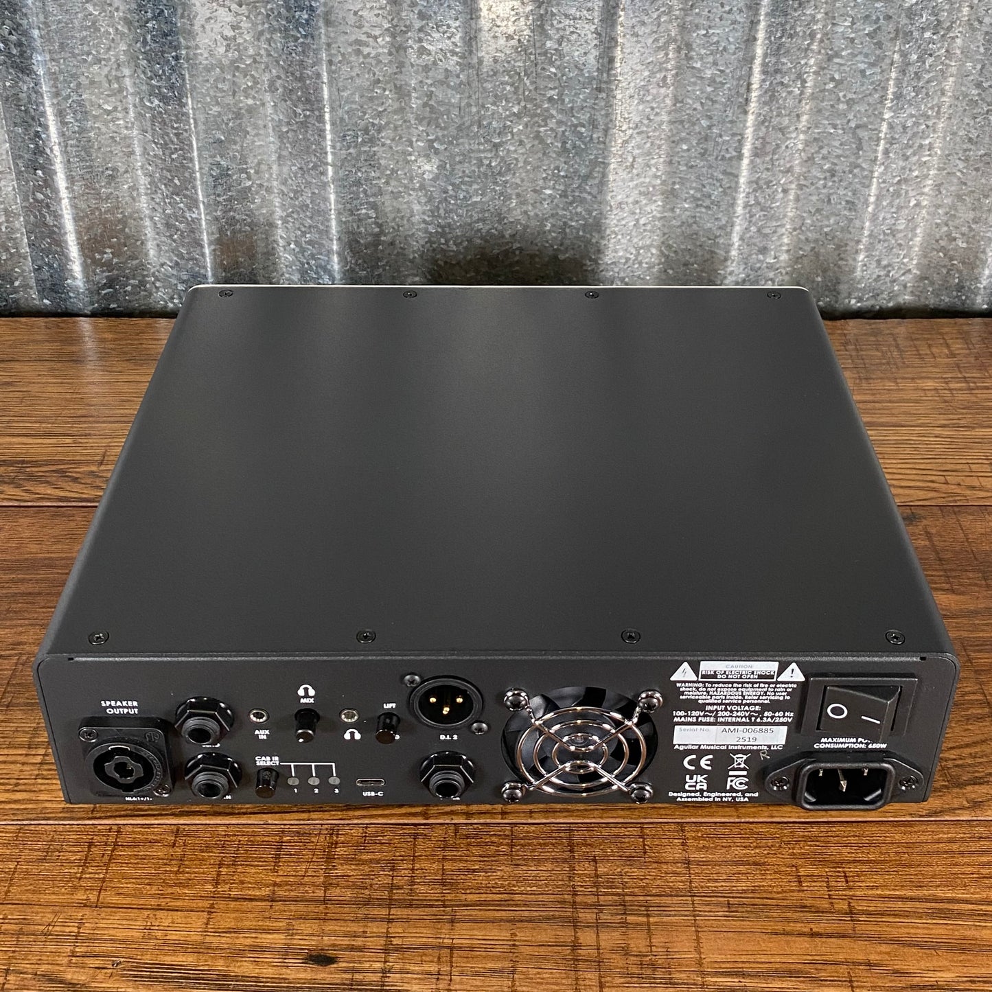 Aguilar AG500v2 30th Anniversary Edition Gold AG 500 Watt Gen 2 Bass Amplifier Head B Stock