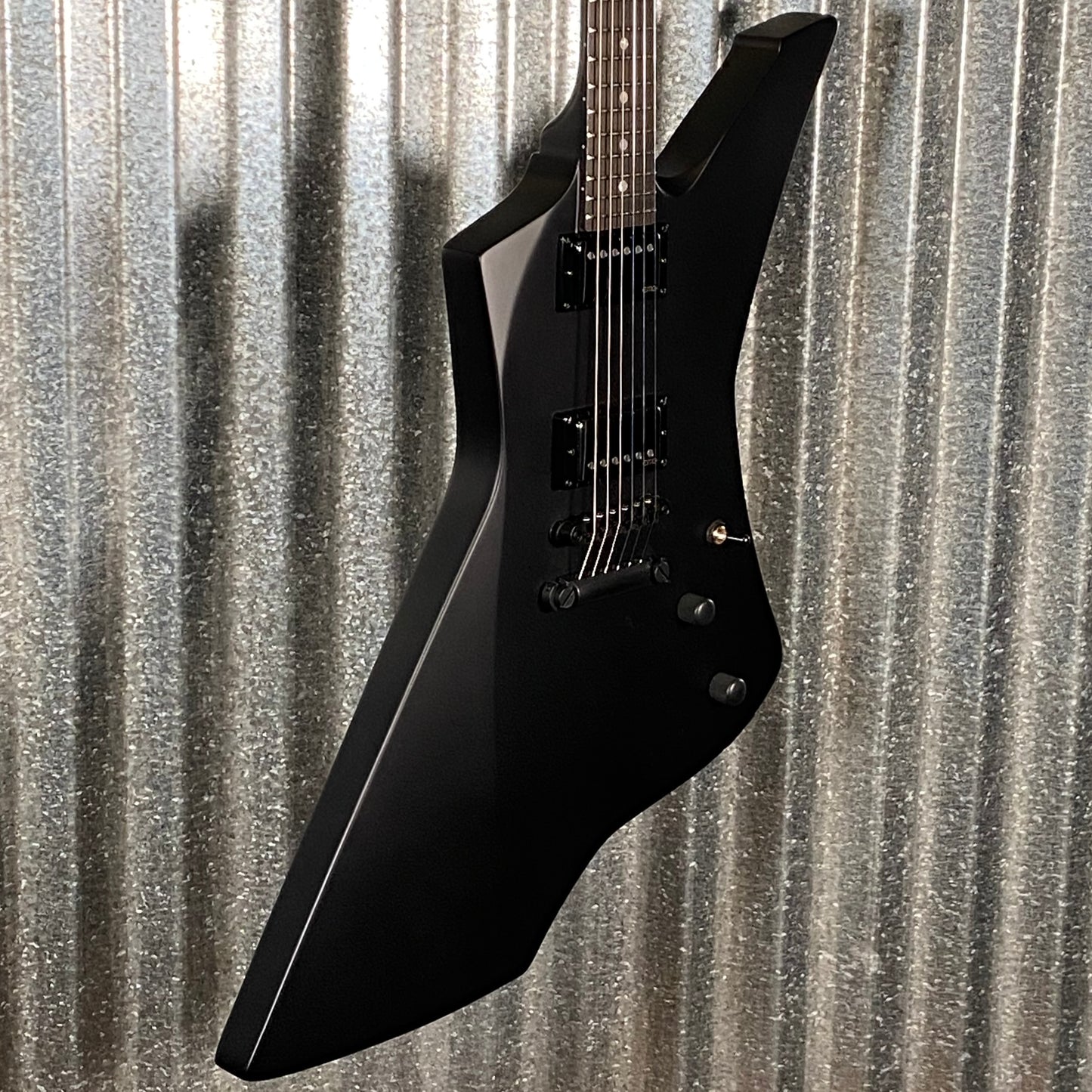 ESP LTD James Hetfield Snakebyte Black Satin EMG Guitar & Case LSNAKEBYTEBLKS #1464 Used
