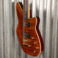 Reverend Descent RA 10th Anniversary Baritone Dark Violin Brown Guitar #68825