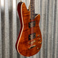 Reverend Descent RA 10th Anniversary Baritone Dark Violin Brown Guitar #68817